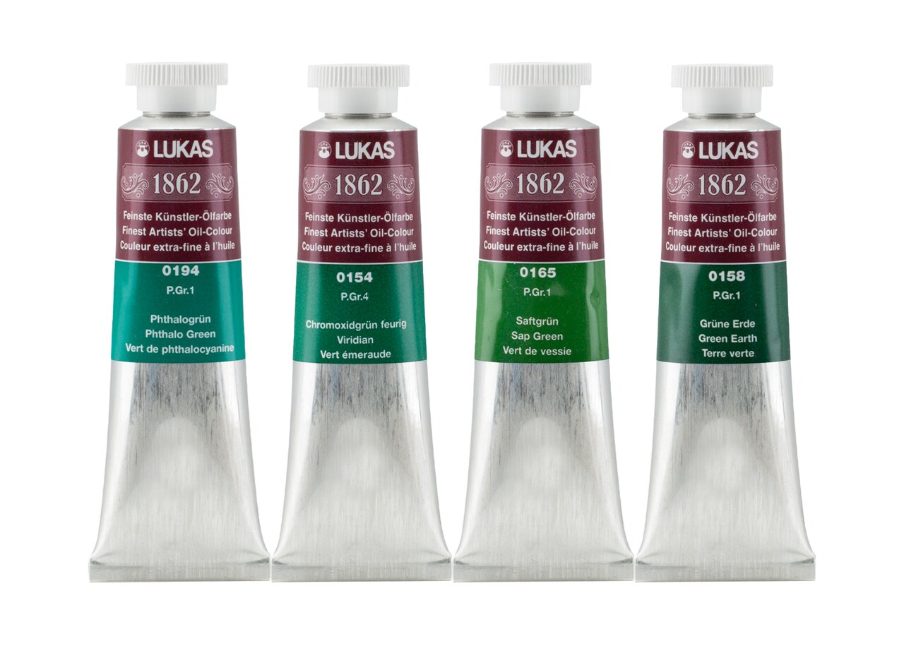 Lukas 1862 Professional Artist Oil Paint - Fast-Drying, Non-Yellowing, Highly Pigmented Oil Paint, Open Stock and Sets